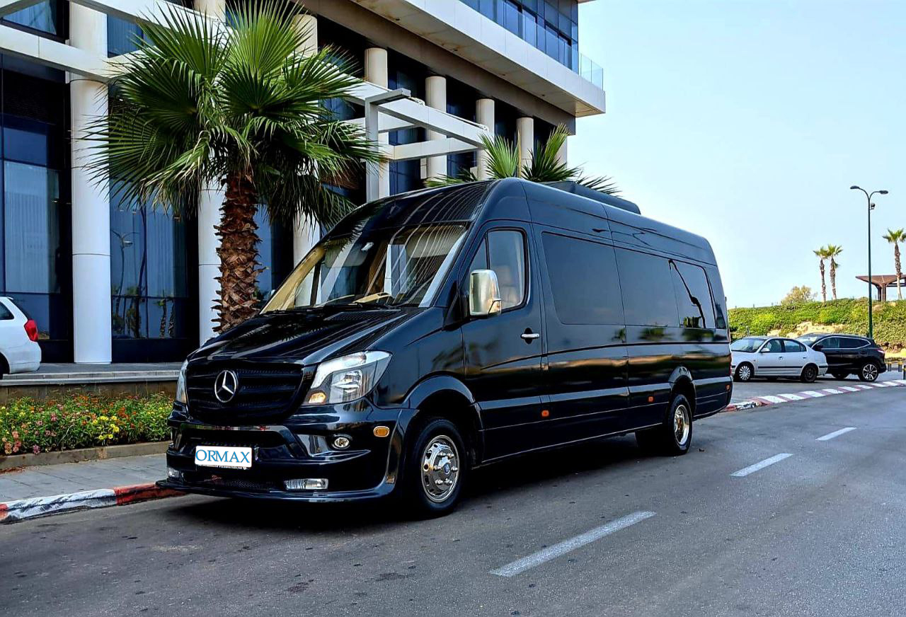 Mercedes-Benz Sprinter with a driver in Israel