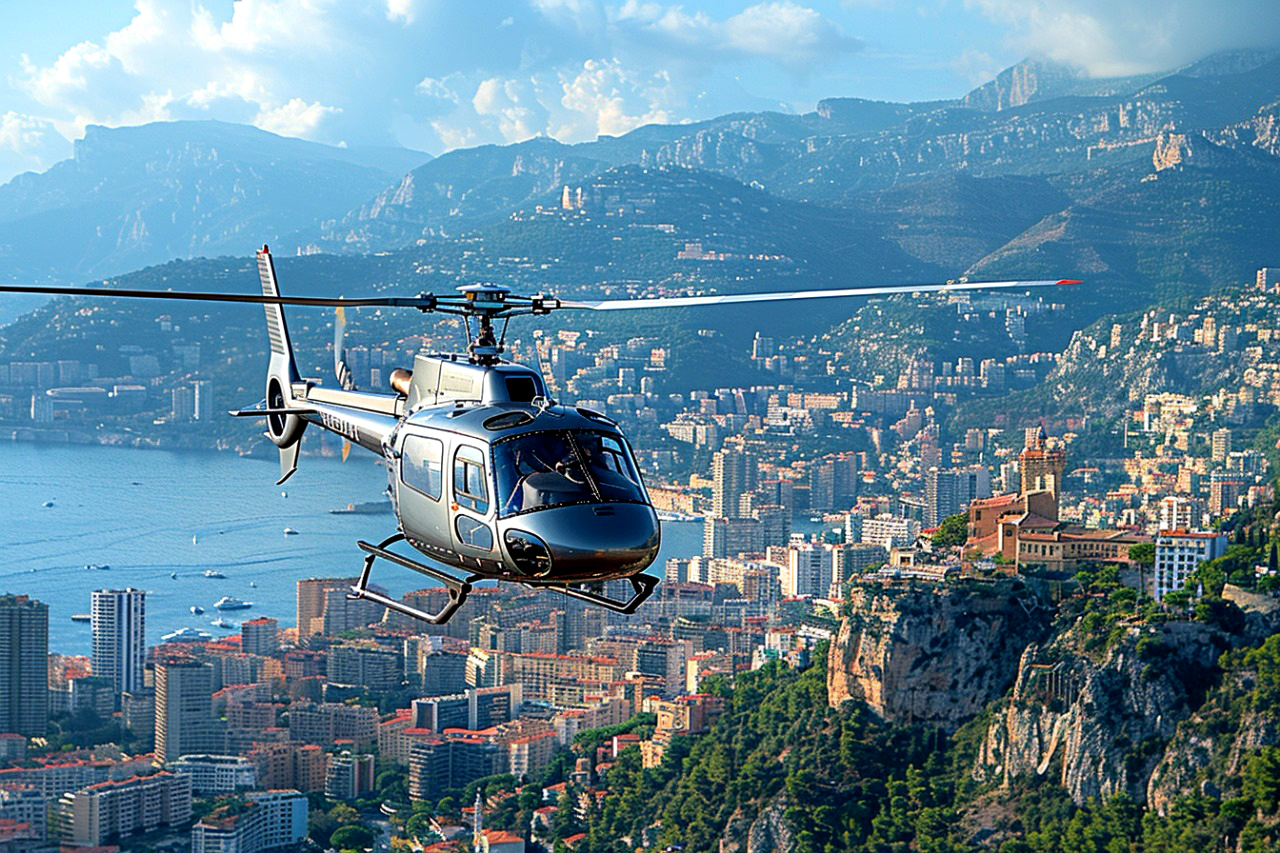 Трансфер на вертолете из Ниццы в Монте-Карло