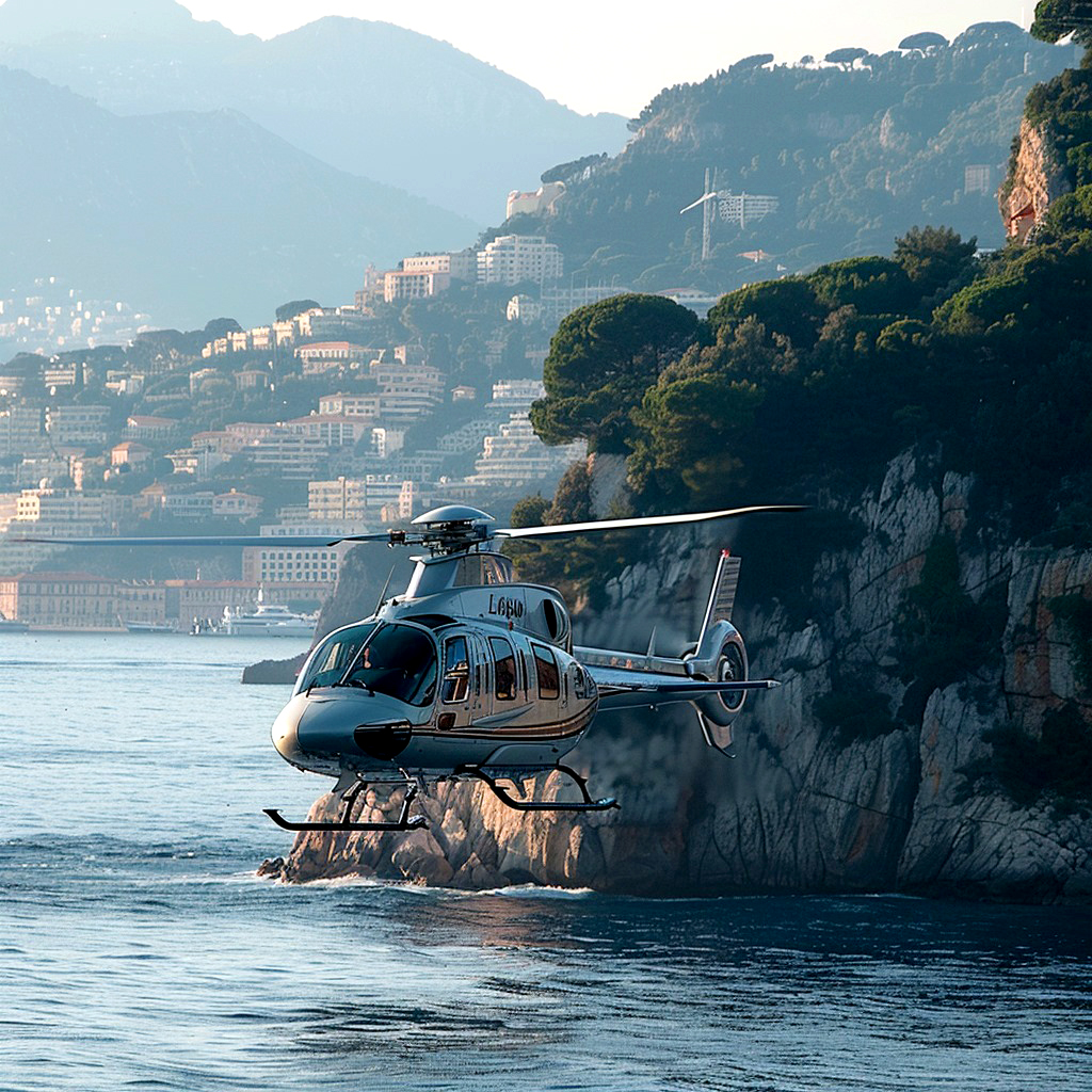 Трансфер на вертолете из Ниццы в Монте-Карло