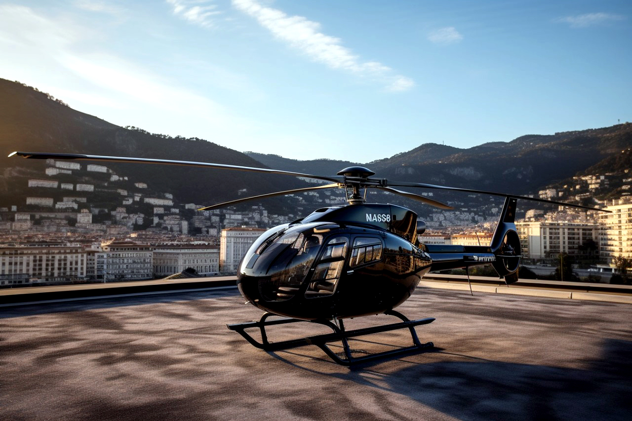 Трансфер на вертолете из Ниццы в Монте-Карло