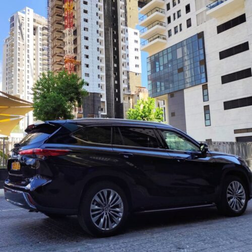 VIP car with a driver in Israel